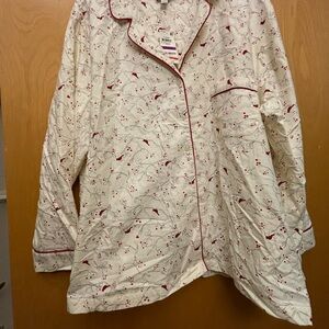 Charter Club winter flannel pajama set